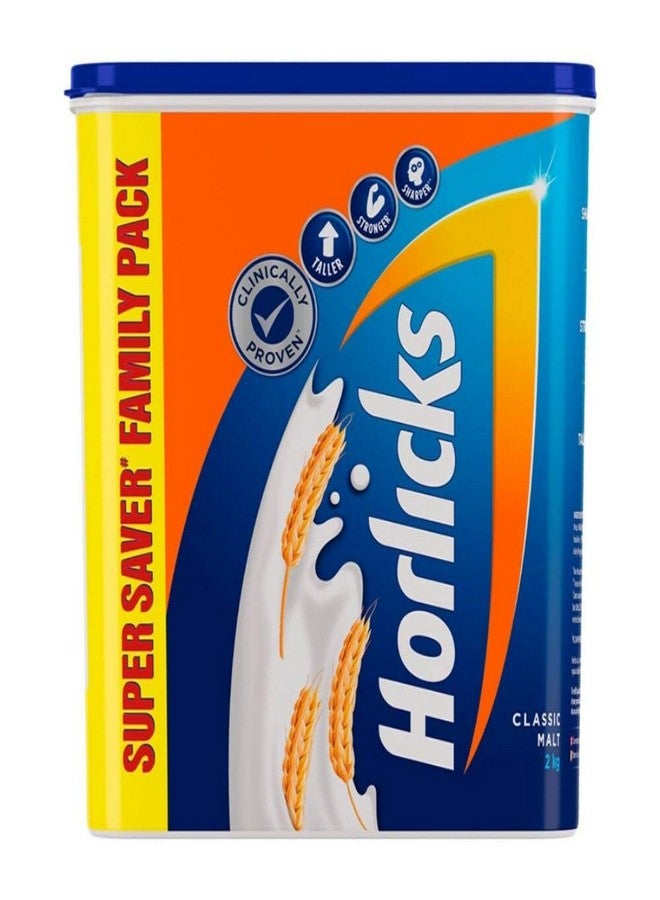 Horlicks Health & Nutrition Drink - 2Kg Refill Pack (Classic Malt) - Image 1